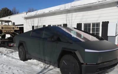 YouTuber tests how far Cybertruck can tow 11,000lbs in freezing temperatures