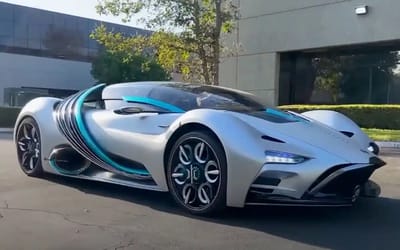 Supercar runs on hydrogen and exhales drinkable water through its exhausts