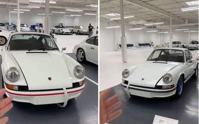 These two Porsches look identical but one’s worth $1m more than the other