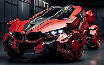 Engineering company once made a real-life, drivable Transformer from a BMW