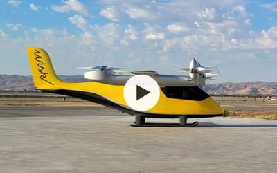 Watch as self-flying air taxi completes its first public flight