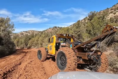 Vehicle recovery team get call about car stuck in Utah mountains and wonder what they were thinking