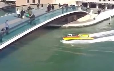 There are no roads in Venice so ambulances speed through the canals instead and the skill required to pilot one is extraordinary