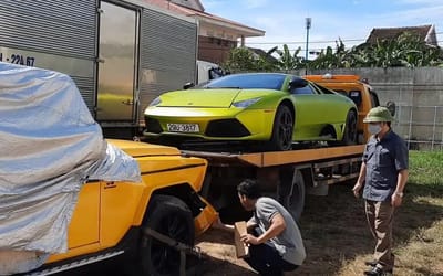 Vietnam had to demolish a Lamborghini and a Mercedes G-Class after they were unclaimed for 4 years