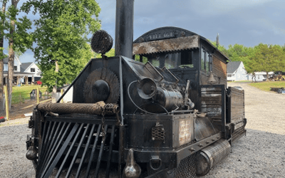 Steam train spotted driving on the road… but there's a very good reason why