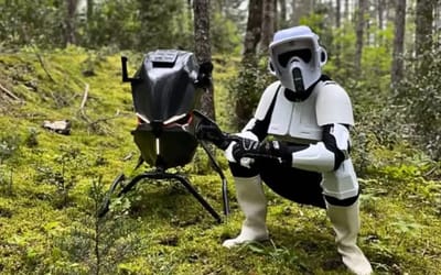 Volonaut's Star Wars-inspired speeder bike reaches speeds of 63mph and is on sale for $880K