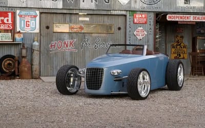 This wild roofless race car is actually a Volvo