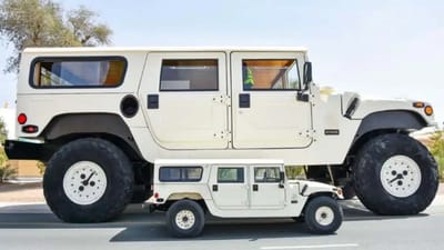 The world’s biggest Hummer is as long as a humpback whale and makes cars look like toys