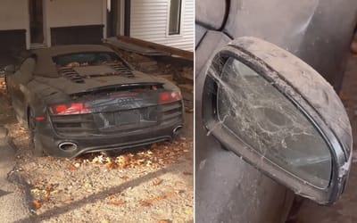 Audi R8 left abandoned and rotting for 5 years gets heroic restoration