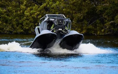 We drove the 100mph supercharged jet ski RZR and it was like nothing we’ve ever driven before