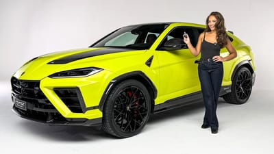 We got an exclusive look at Lamborghini's most powerful SUV the Urus SE Performante and this is what blew us away