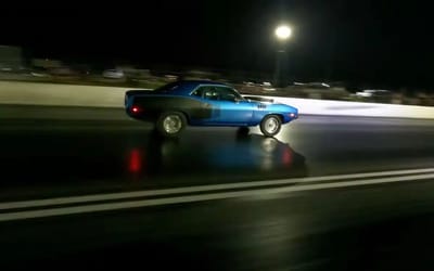 Weight-reduced Tesla Model S Plaid took on a 900+HP Hellcat Plymouth Barracuda in a drag race rematch