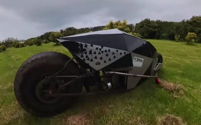 Welder created a Cyberbike Hoverboard which is way cooler than the actual Tesla Cybertruck