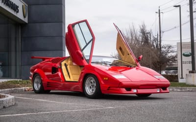Rare 25th Anniversary Lamborghini Countach fetches $604,000 on SBX Cars