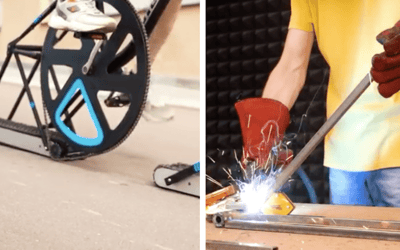 This wheelless Frankenbike runs on tracks – and it actually works