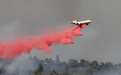 Witnessing a DC-10 Air Tanker battling a fire is incredibly impressive