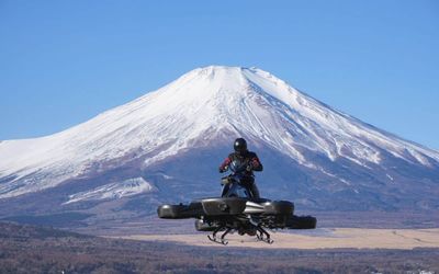 This flying bike was inspired by Star Wars and it can be yours for the price of a new Ferrari