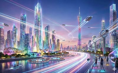 AI predicts what the 20 most populated cities will look like in the year 5000