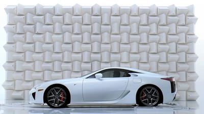 Lexus LFA's exhaust note is so precisely calibrated it can shatter a champagne glass and there's an entire experiment to prove it