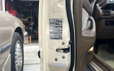 There is a sticker hidden inside your car door that most drivers never read and the information on it could save your life