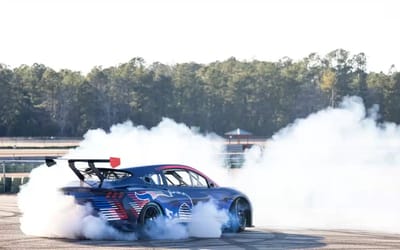 NASCAR's latest ride skips gas and burns zero emissions in North Carolina