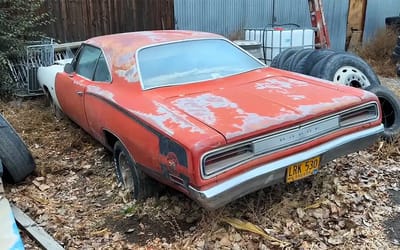 Owner abandoned Dodge Super Bee on Oregon farm while on the run and it was found 40 years later