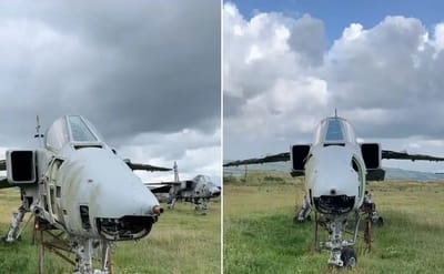 Man finds two abandoned jet fighters on Google Earth so travels to find them