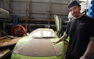 YouTuber found two dusty Lamborghini Murcielagos abandoned for seven years and was completely torn between which one to purchase