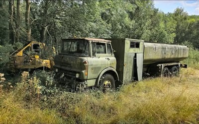 Group finds mysterious gate leading to lots of old US military vehicles and bunkers