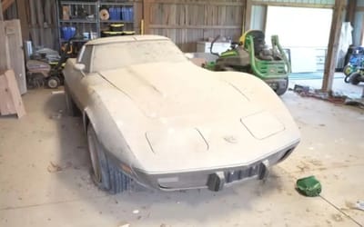 This 1978 Silver Anniversary Corvette was abandoned for nearly 40 years