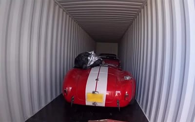 Restorer opens up his shipping container after years to show ‘million-dollar find’ iconic car rotting inside