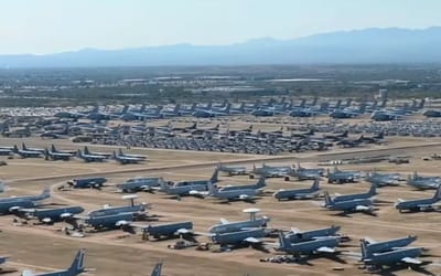 Man goes inside the world's largest aircraft boneyard in Arizona to find out what actually happens inside