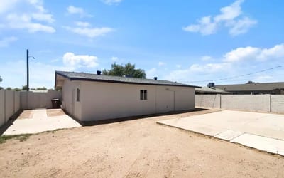 House for sale in Arizona seems fairly normal until you discover a full-size mobile home hiding inside it