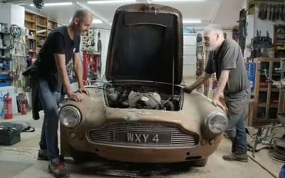 This rare barn find Aston Martin DB4 was once ‘owned by a spy’