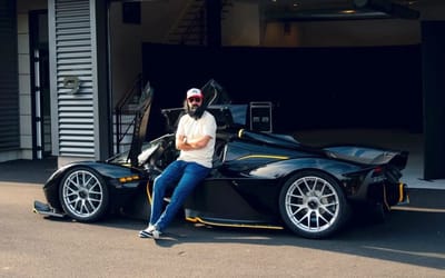 Utah car collector takes delivery of America’s first Aston Martin Valkyrie Spider