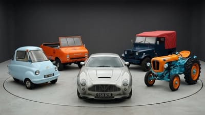 There's five odd cars that were up for auction including a Lamborghini and Aston Martin that even die hard car fans won't recognize