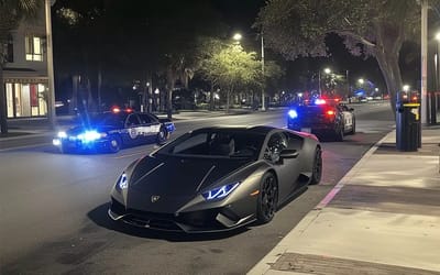 Australian Lamborghini driver ticketed for lacking a ‘supercar license’ on the first day of the new law