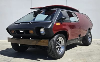 This Automecca Sports Van will make you feel like you're driving a fully sized Hot Wheels car