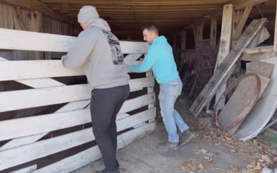 Barn untouched for 34 years hides a filthy secret, revealing a Pontiac made famous in an American classic