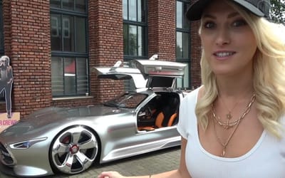 Supercar Blondie got her hands on the exact Mercedes AMG Vision GT that Bruce Wayne drove and couldn’t stop saying ‘I’m Batman’