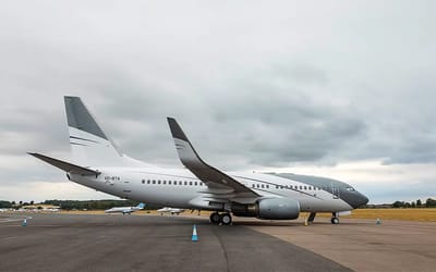 New clip of Boeing BBJ private jet reveals a mind-blowing number of rooms that genuinely seem to never end