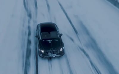 A luxury Bentley sedan just smashed a winter lap record on a frozen Swedish military airbase