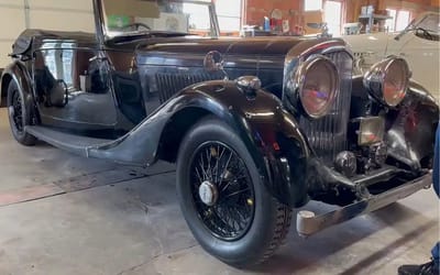 Rare 1936 Bentley discovered after sitting in storage for 50 years