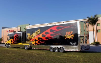 Meguiar’s kicks off its 125th anniversary at Barrett-Jackson with a big rig full of new products