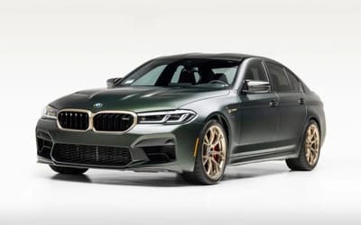 A rare 2022 BMW M5 CS with just 1,900 miles on the clock is up for auction