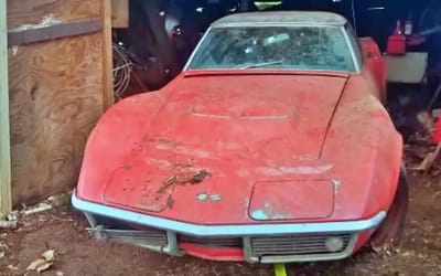 1968 Corvette 427 barn find found in Alabama is found to have a surprising past