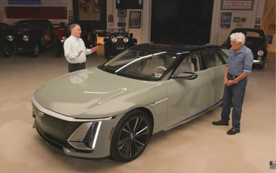 Jay Leno test drove the new $340,000 Cadillac EV and liked it despite its uncertain future