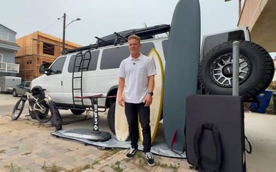 California engineer moved into camper van to save on rent