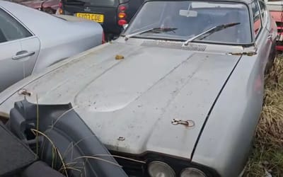 Rare Ford Capri found among 100s of cars in car graveyard leaves gearheads stunned