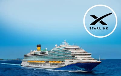 World’s largest cruise company announces 100% of its ships now equipped with Starlink